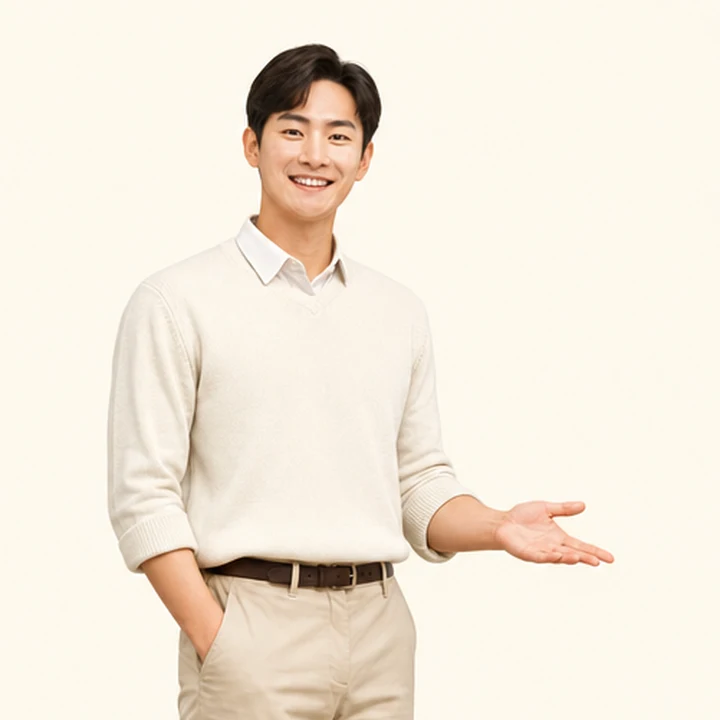 신용회복 장기렌트카 상담 신청을 안내하는 담당자